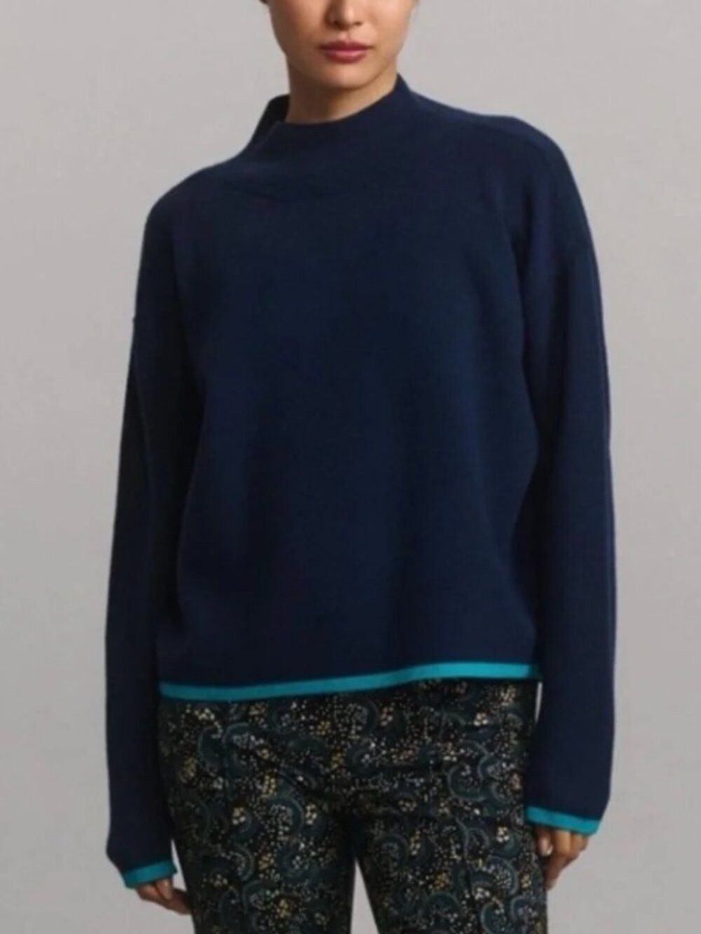 NWT Anthropologie Maeve Carys Mock Neck Sweater